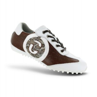 Kuba Wild A3 White/Brown Ostrich