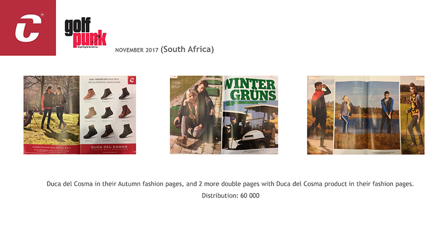 Duca del Cosma_ Golf Punk_Autumn_ November South Africa _Golf shoe fashion pages