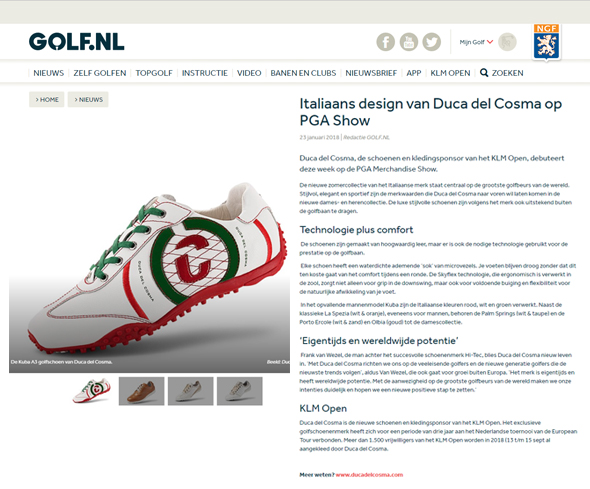Golf.nl Duca del Cosma